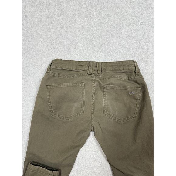 Stio Womens Size 2 Dark Green Canvas Pants - Picture 9 of 9